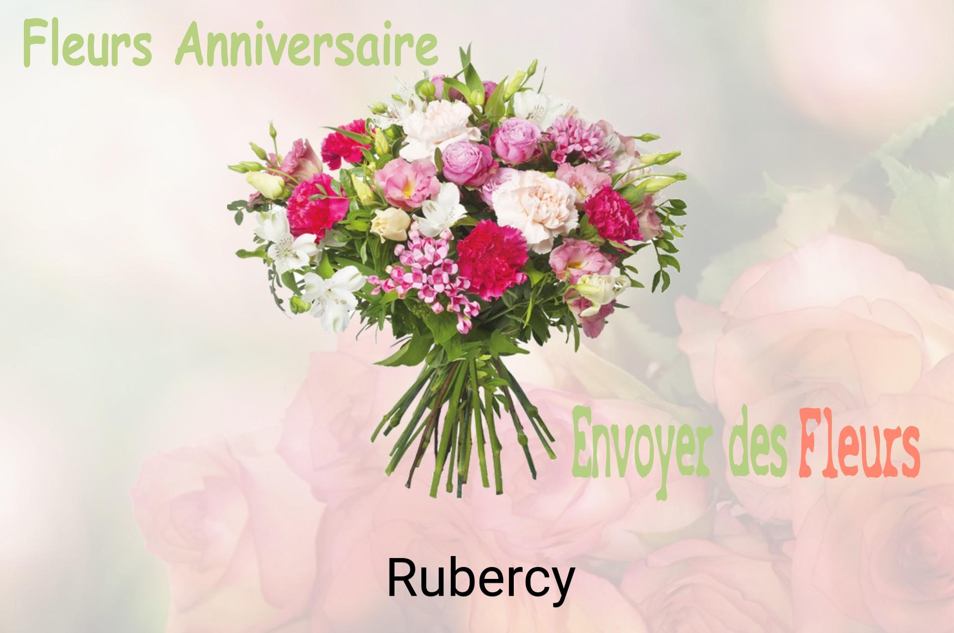 Bouquet de fleurs d’anniversaire livré à Rubercy